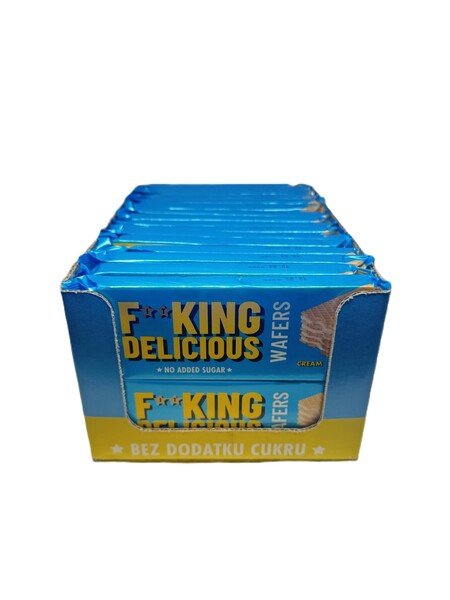 Fitking Delicious Wafers, Cream - 32 x 80g - VitaeSupps