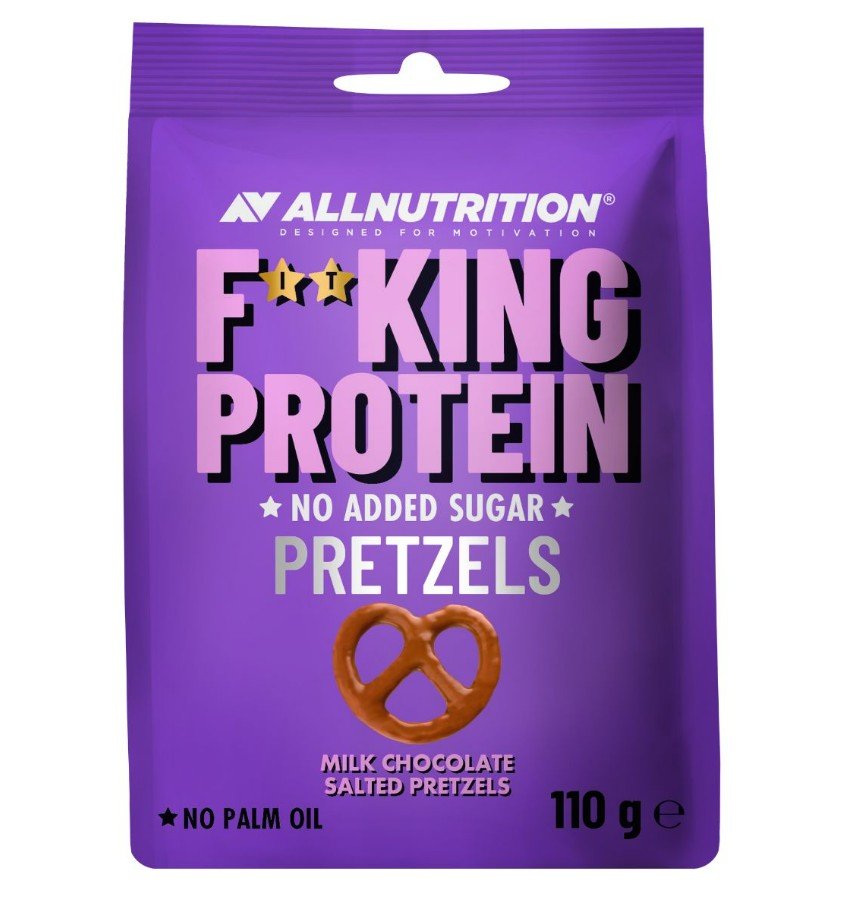 Fitking Protein Pretzels, Milk Chocolate Salted - 110 grams - VitaeSupps