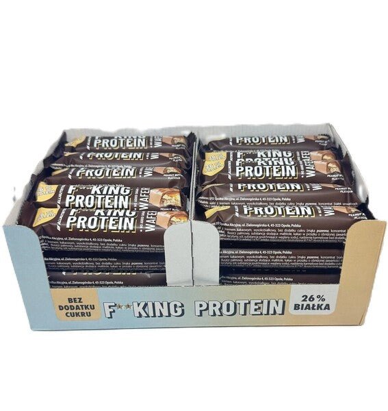 Fitking Protein Wafer, Peanut Butter - 40 x 39g - VitaeSupps