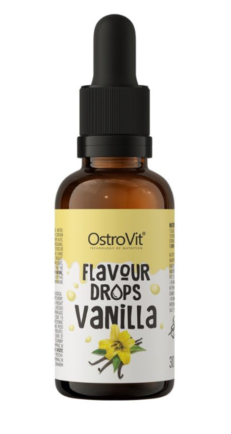 Flavour Drops, Vanilla - 30ml. - VitaeSupps