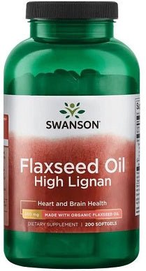 Flaxseed Oil High Lignan - 200 softgels - VitaeSupps