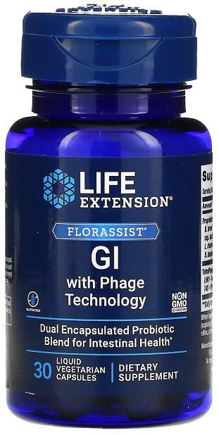 Florassist GI with Phage Technology - 30 liquid vcaps - VitaeSupps