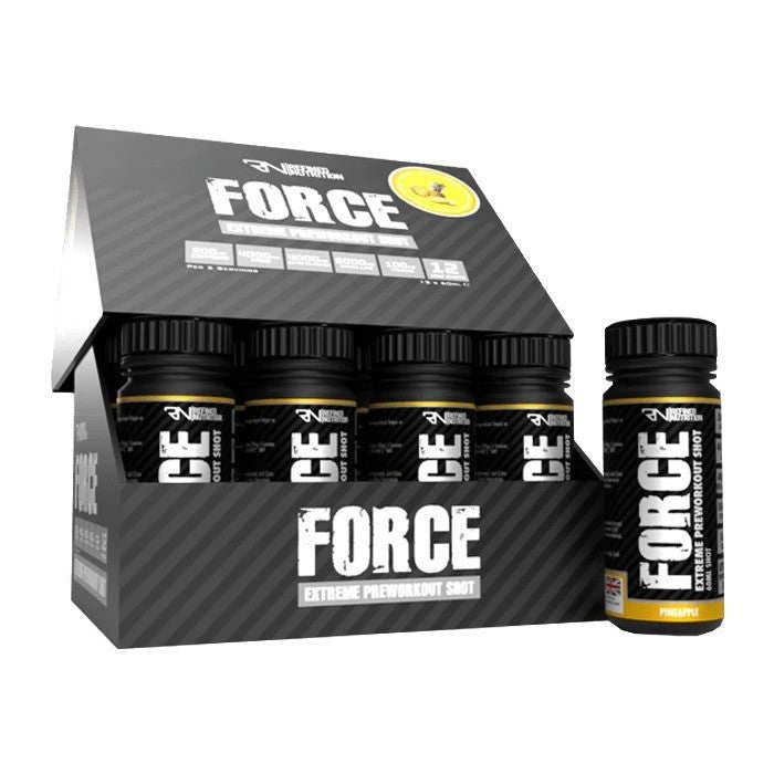 Force Extreme Pre - Workout Shot, Pineapple - 12 x 60 ml. - VitaeSupps