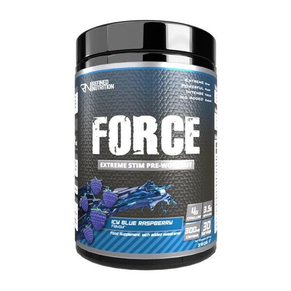 Force, Icy Blue Raspberry - 390 grams - VitaeSupps