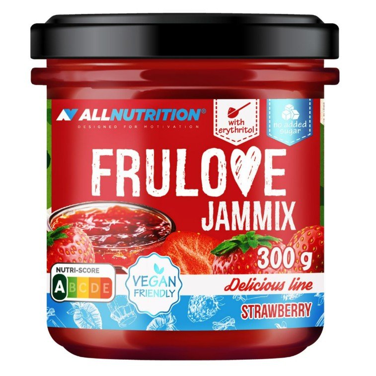 Frulove Jammix, Strawberry - 300 grams - VitaeSupps