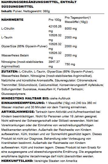 Full As F*ck - Legendary Series, Blueberry Lemonade - 350 grams - VitaeSupps