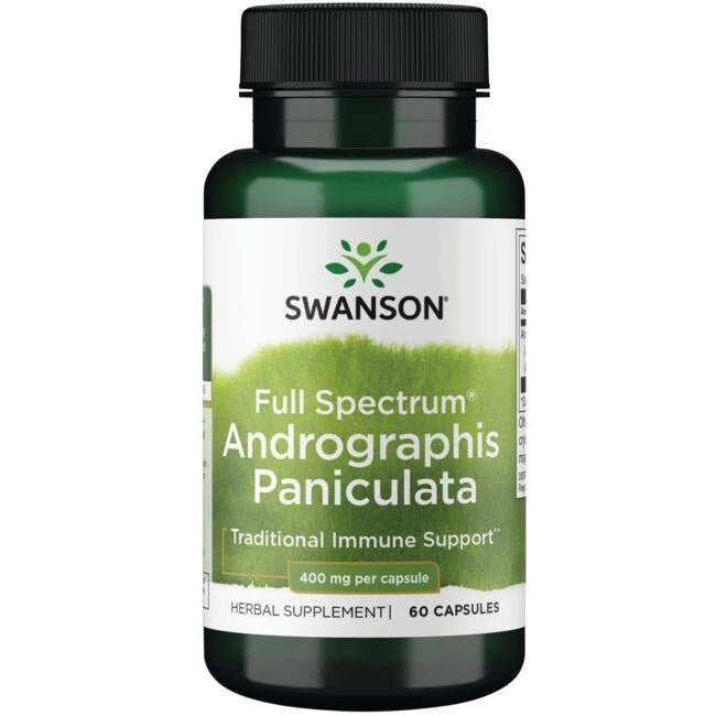 Full Spectrum Andrographis Paniculata, 400mg - 60 caps - VitaeSupps