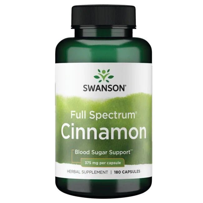 Full Spectrum Cinnamon, 375mg - 180 caps - VitaeSupps