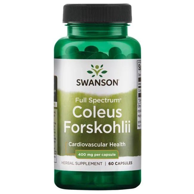 Full Spectrum Coleus Forskohlii, 400mg - 60 caps - VitaeSupps