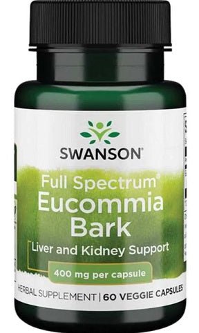 Full Spectrum Eucommia Bark, 400mg - 60 vcaps - VitaeSupps