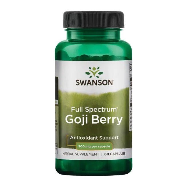 Full Spectrum Goji Berry, 500mg - 60 caps - VitaeSupps