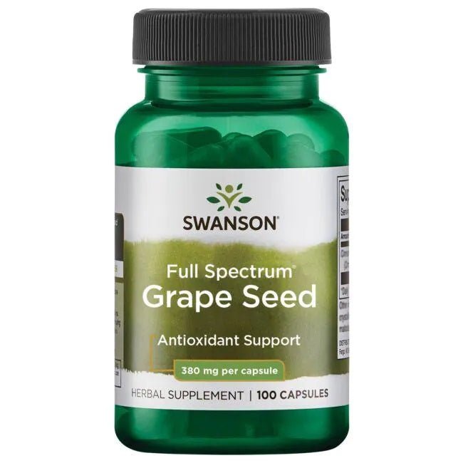 Full Spectrum Grape Seed, 380mg - 100 caps - VitaeSupps