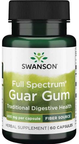 Full Spectrum Guar Gum, 400mg - 60 caps - VitaeSupps