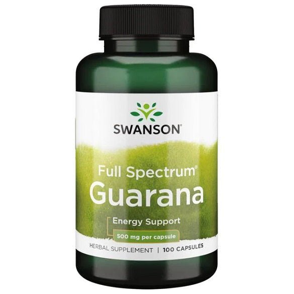 Full Spectrum Guarana, 500mg - 100 caps - VitaeSupps