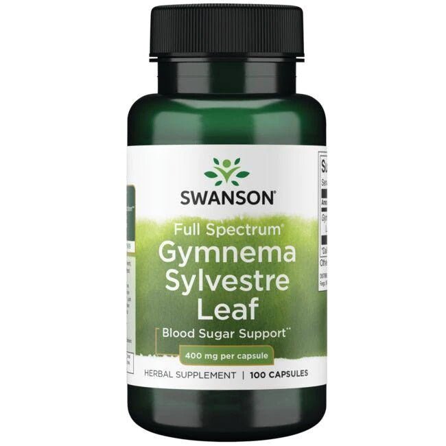 Full Spectrum Gymnema Sylvestre Leaf, 400mg - 100 caps - VitaeSupps