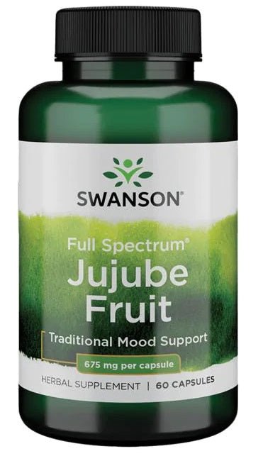 Full Spectrum Jujube Fruit, 675mg - 60 caps - VitaeSupps