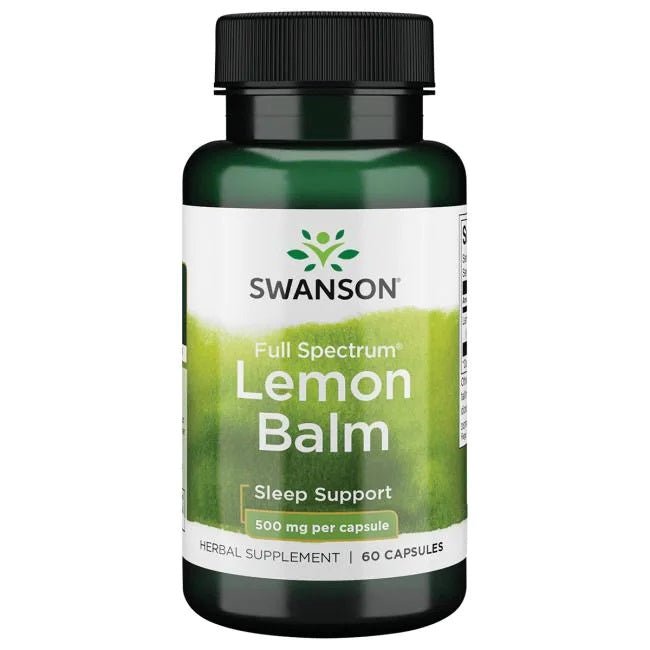 Full Spectrum Lemon Balm, 500mg - 60 caps - VitaeSupps