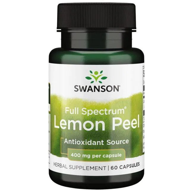 Full Spectrum Lemon Peel, 400mg - 60 caps - VitaeSupps