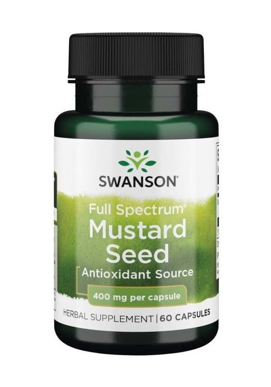 Full Spectrum Mustard Seed, 400mg - 60 caps - VitaeSupps