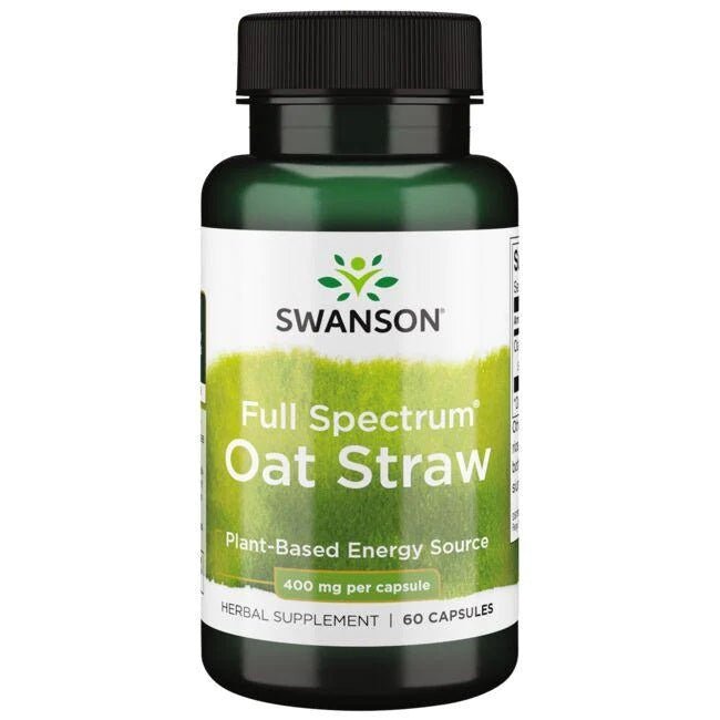 Full Spectrum Oat Straw, 400mg - 60 caps - VitaeSupps