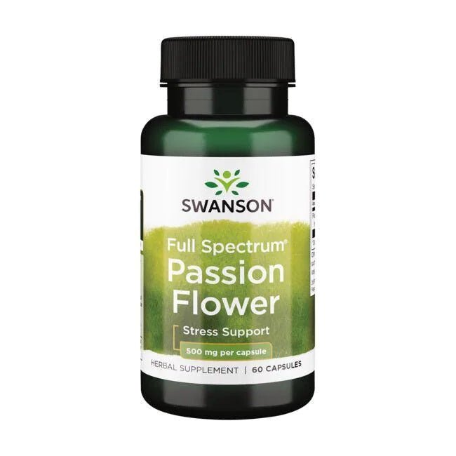 Full Spectrum Passion Flower, 500mg - 60 caps - VitaeSupps