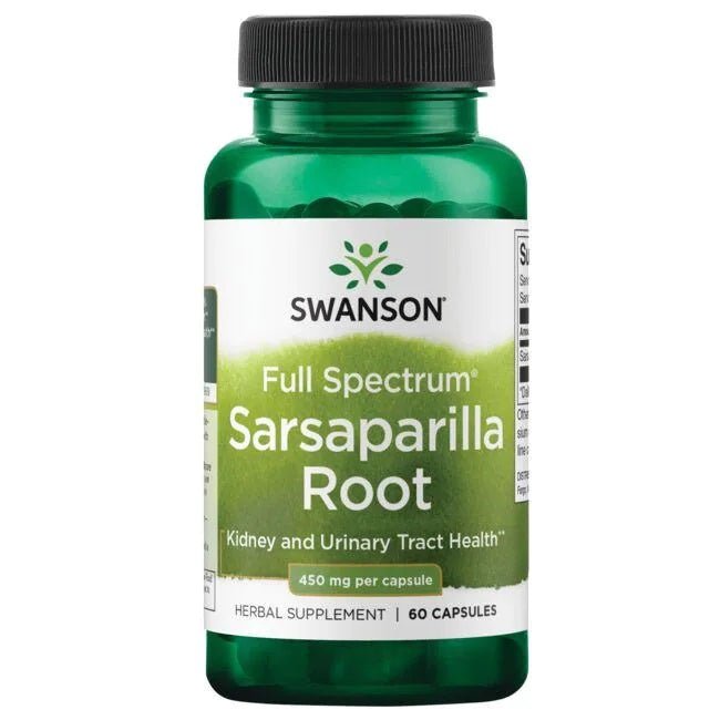 Full Spectrum Sarsaparilla Root, 450mg - 60 caps - VitaeSupps