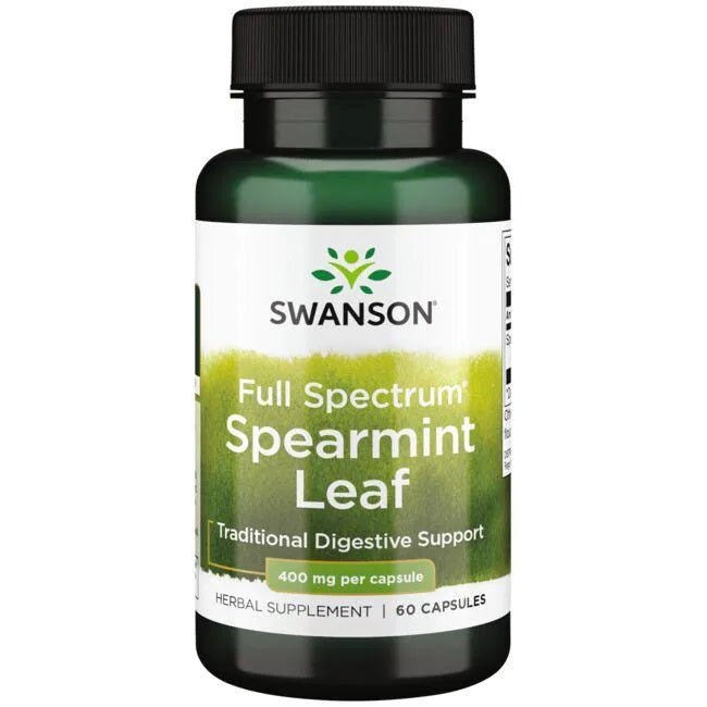 Full Spectrum Spearmint Leaf, 400mg - 60 caps - VitaeSupps