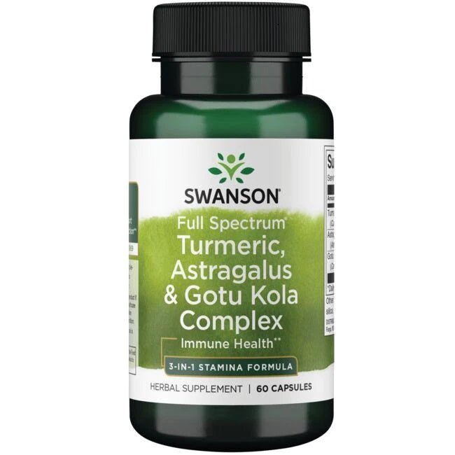 Full Spectrum Turmeric, Astragalus & Gotu Kola Complex - 60 caps - VitaeSupps