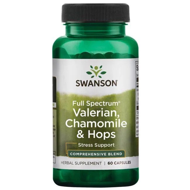 Full Spectrum Valerian, Chamomile & Hops - 60 caps - VitaeSupps