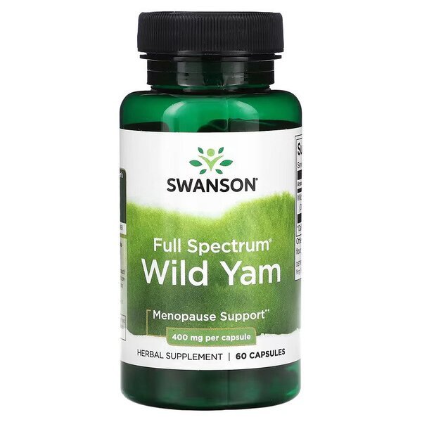 Full Spectrum Wild Yam, 400mg - 60 caps - VitaeSupps