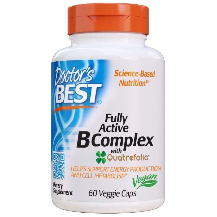 Fully Active B - Complex with Quatrefolic - 60 vcaps - VitaeSupps