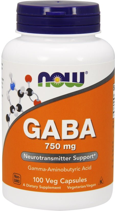 GABA, 750mg - 100 vcaps - VitaeSupps