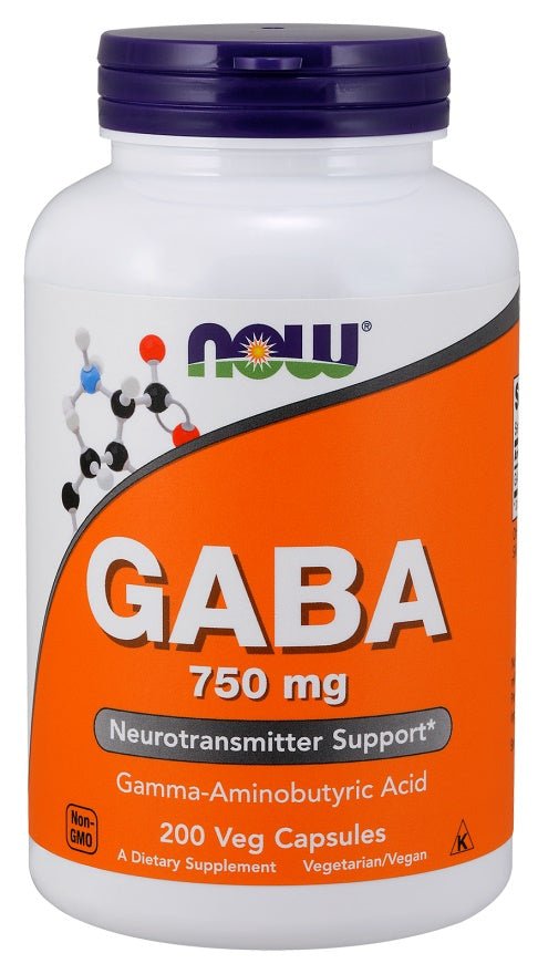 GABA, 750mg - 200 vcaps - VitaeSupps