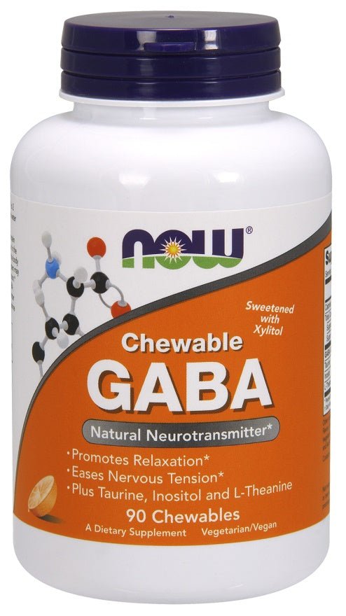 GABA Chewable with Taurine, Inositol and L - Theanine - 90 chewables - VitaeSupps