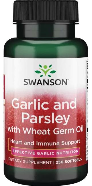Garlic and Parsley with Wheat Germ Oil - 250 softgels - VitaeSupps