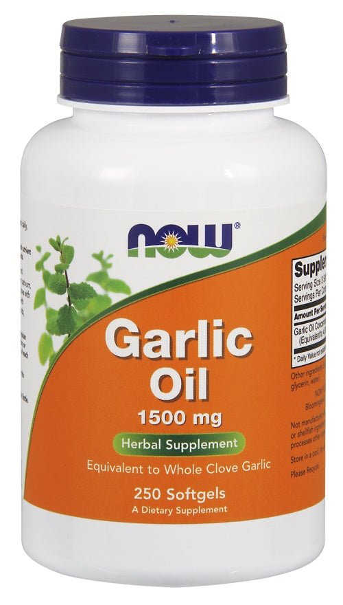 Garlic Oil, 1500mg - 250 softgels - VitaeSupps