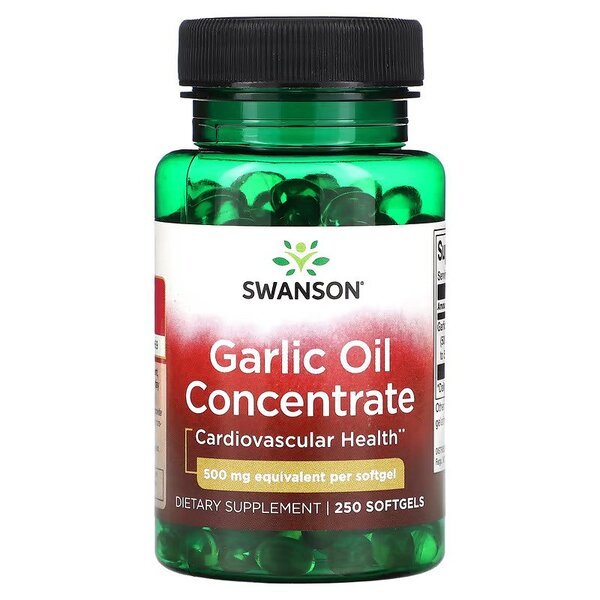 Garlic Oil Concentrate, 500mg - 250 softgels - VitaeSupps