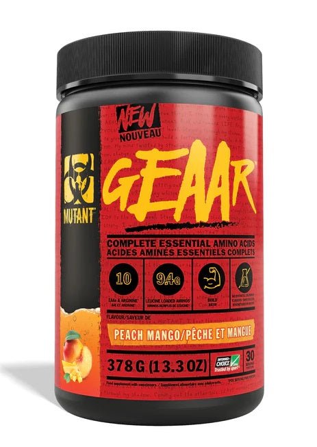 GEAAR, Peach Mango - 378 grams - VitaeSupps