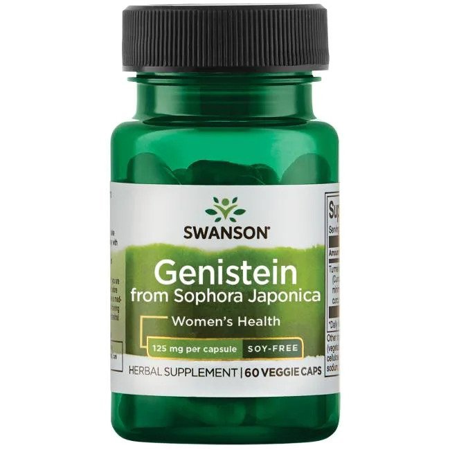 Genistein from Sophora Japonica, 125mg - 60 vcaps - VitaeSupps