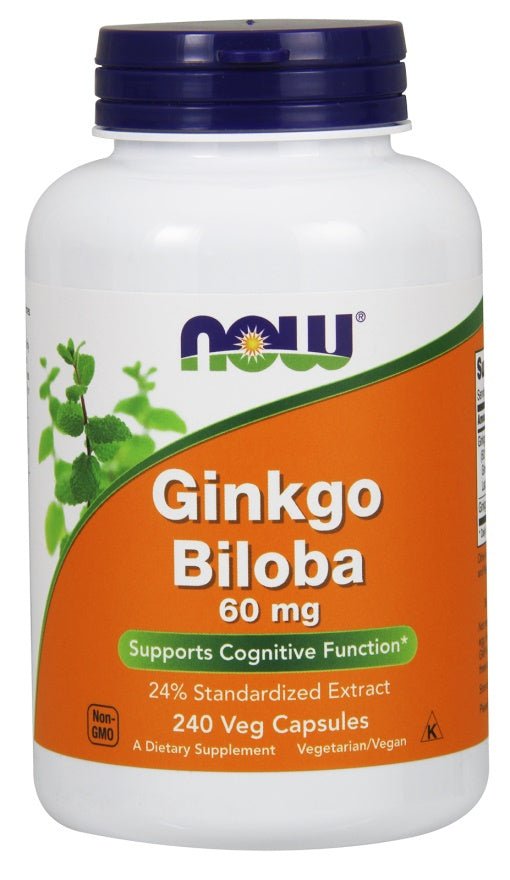 Ginkgo Biloba, 60mg - 240 vcaps - VitaeSupps