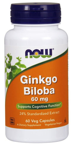 Ginkgo Biloba, 60mg - 60 vcaps - VitaeSupps