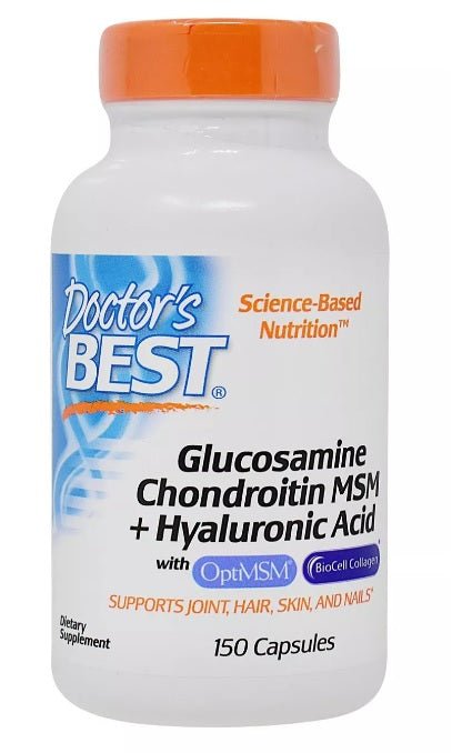Glucosamine Chondroitin MSM + Hyaluronic Acid - 150 caps - VitaeSupps