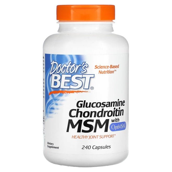 Glucosamine Chondroitin MSM with OptiMSM - 240 caps - VitaeSupps