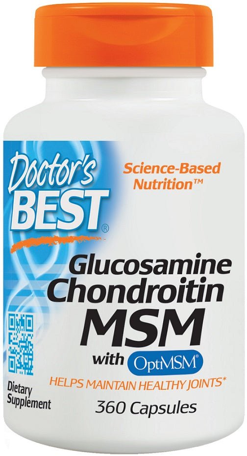 Glucosamine Chondroitin MSM with OptiMSM - 360 caps - VitaeSupps