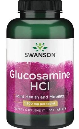 Glucosamine HCl, 1500mg - 100 tablets - VitaeSupps