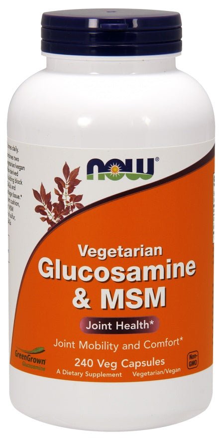 Glucosamine & MSM Vegetarian - 240 vcaps - VitaeSupps