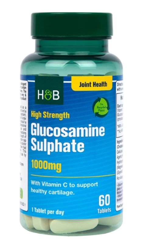 Glucosamine Sulphate, 1000mg (EAN ) - 60 tablets - VitaeSupps