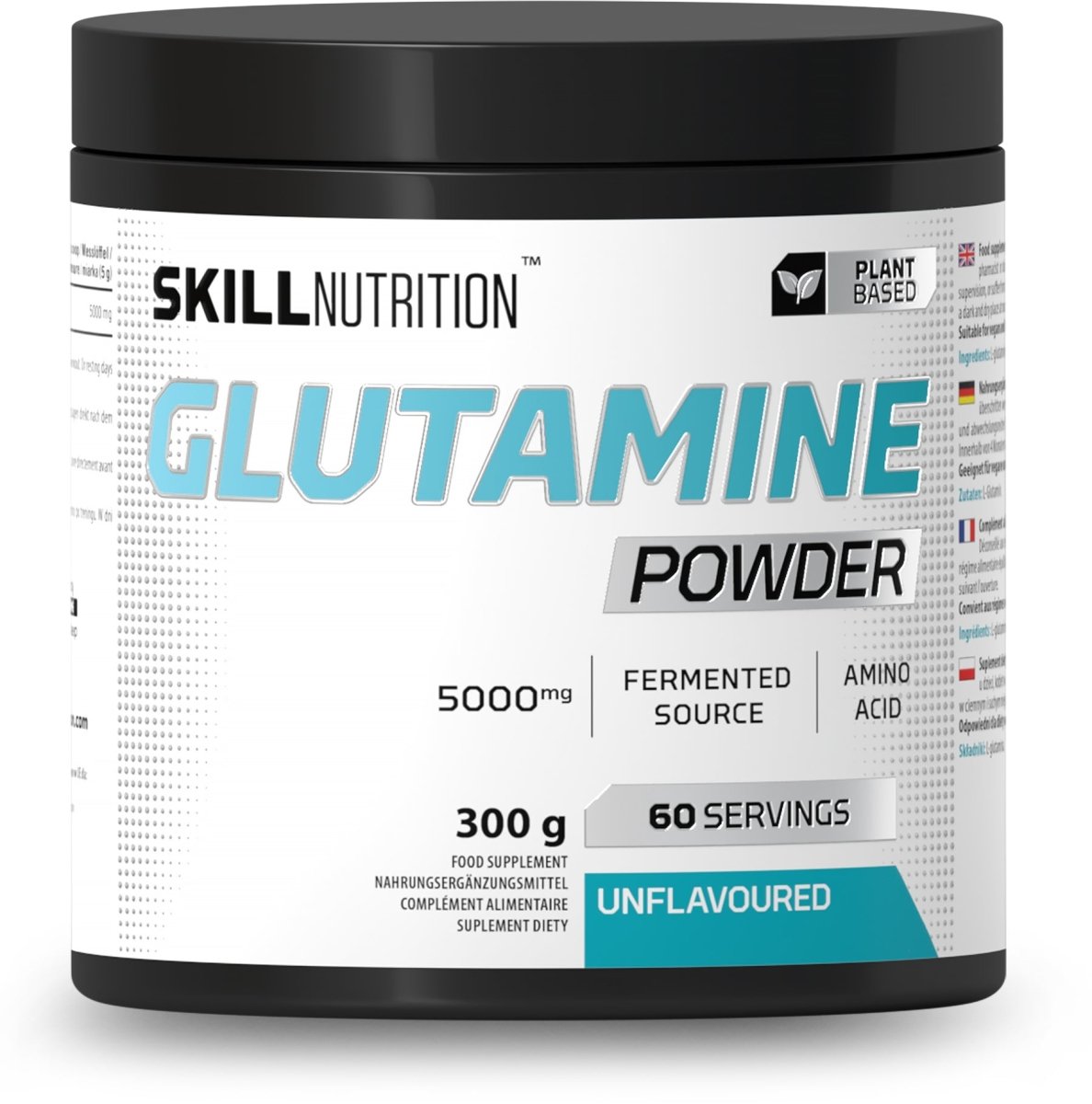 Glutamine Powder, Unflavoured - 300 grams - VitaeSupps