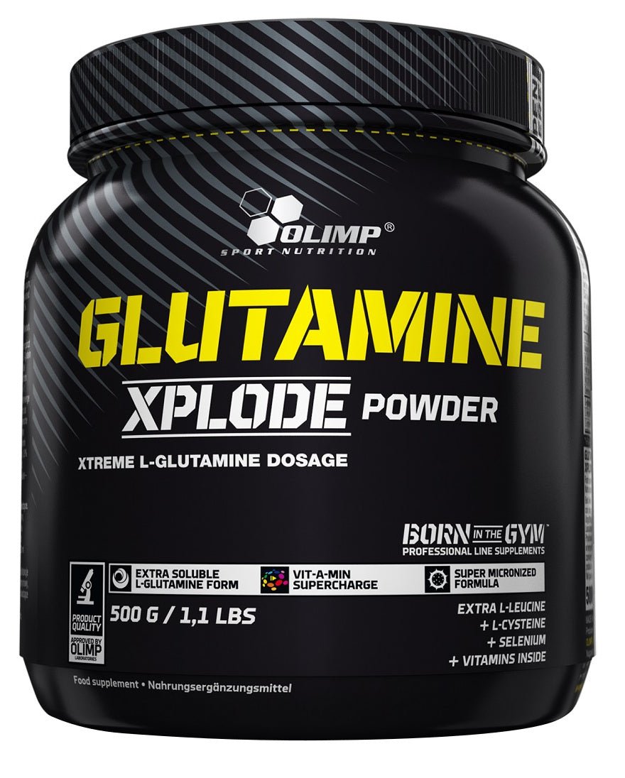 Glutamine Xplode, Lemon - 500 grams - VitaeSupps
