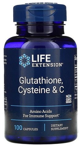 Glutathione, Cysteine & C - 100 caps - VitaeSupps